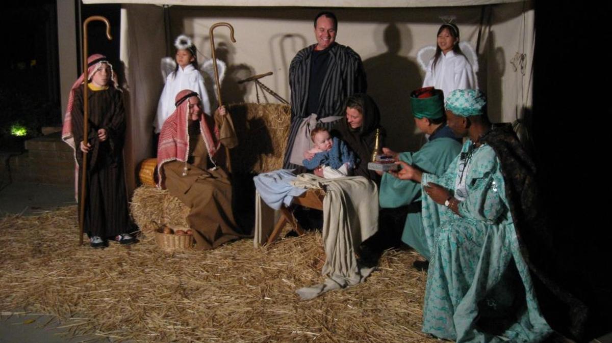Memorial United Methodist Church in Clovis presents a walk-through living nativity.