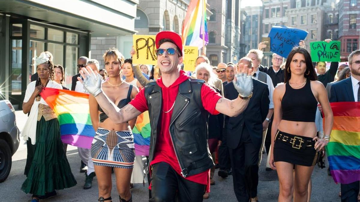 Andy Samberg plays a Justin Bieber-ish “artist” in “Popstar: Never Stop Never Stopping.”
