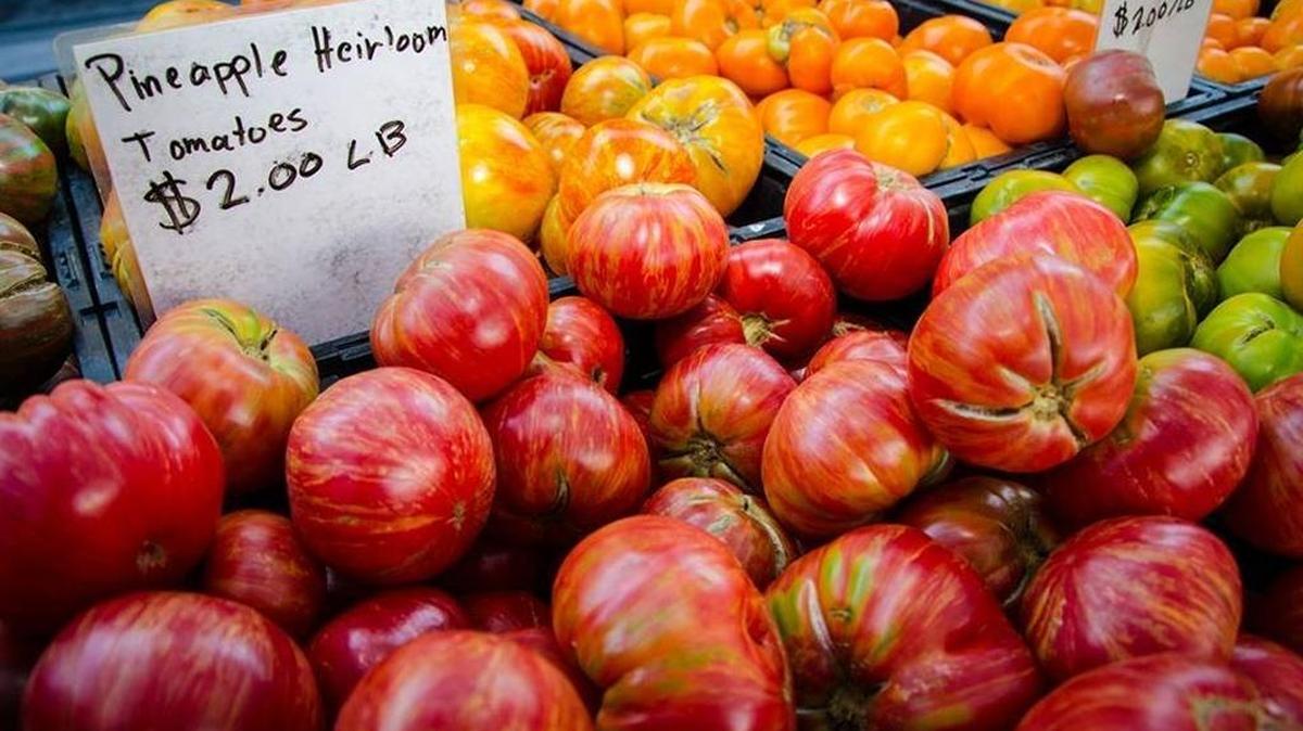 River Park hosts its farmers market from 5 to 9 p.m.