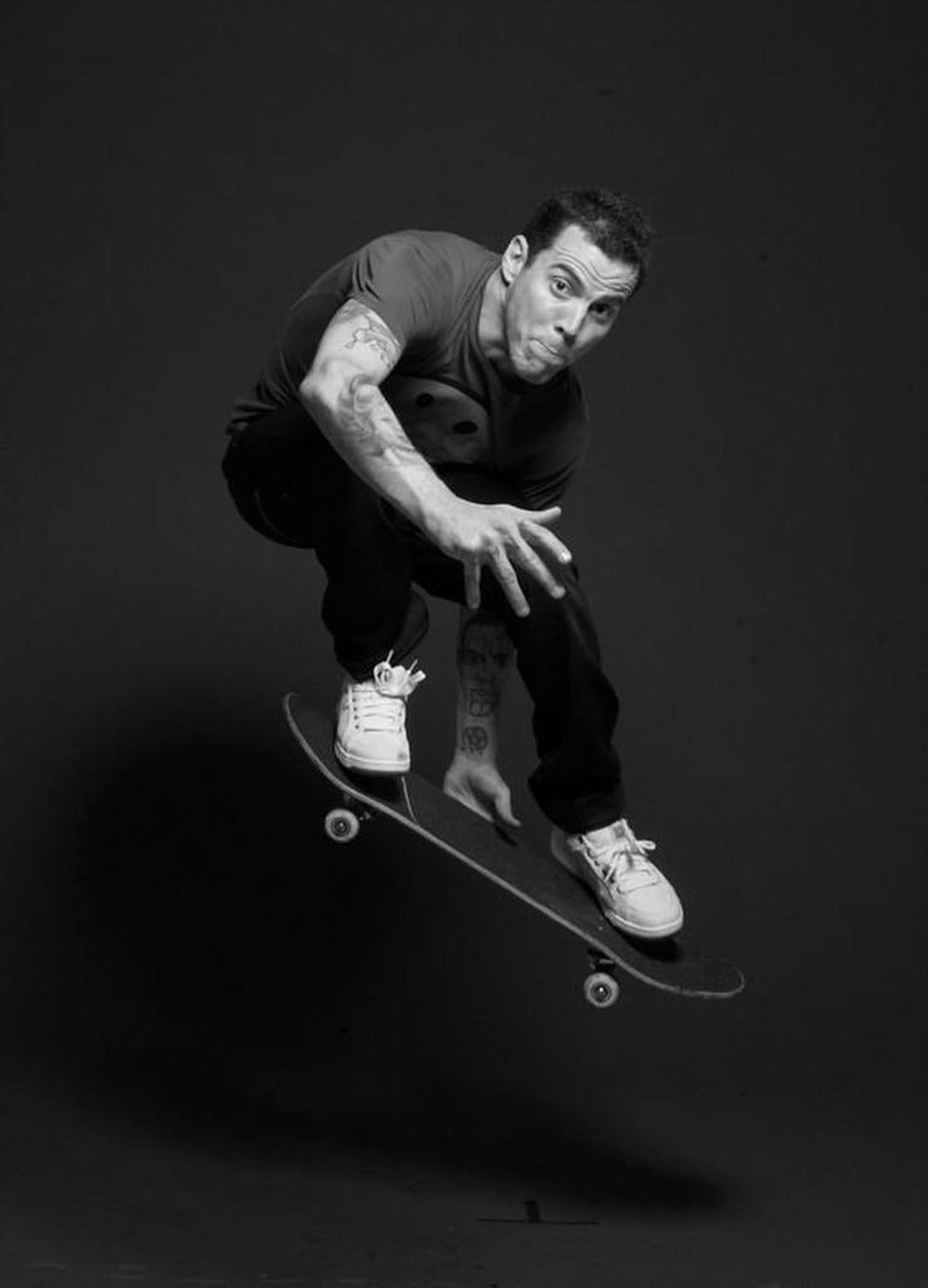 Steve-O performs at Merced Theatre.