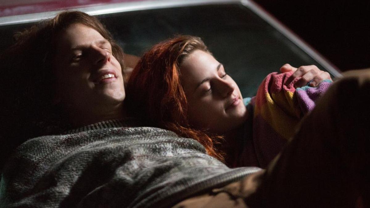 
Jesse Eisenberg and Kristen Stewart are lovers who face a deadly challenge in “American Ultra.”
