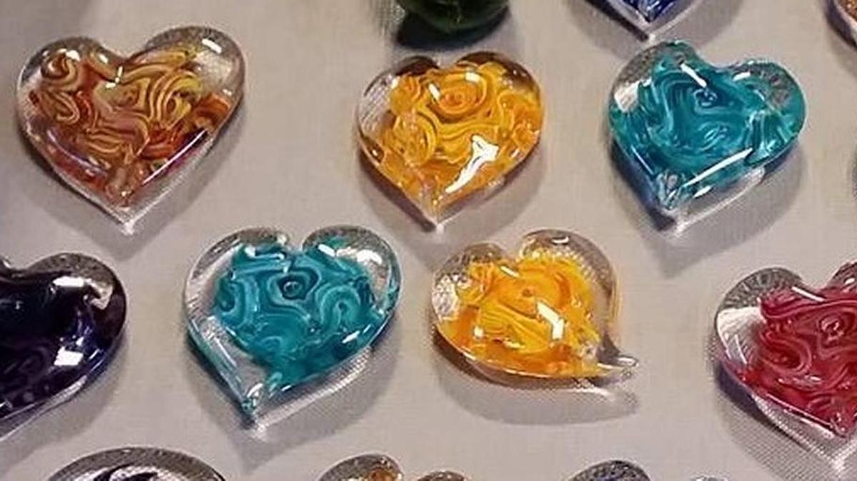 Blow your own custom glass heart at a workshop tonight.