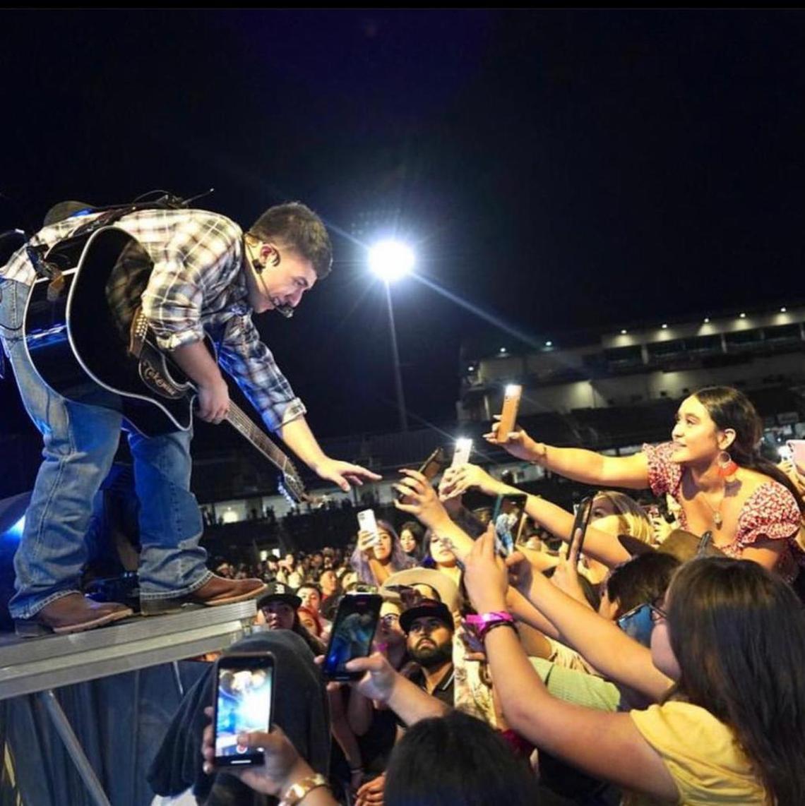 The regional Mexican band Eslabón Armada performed in front of 7,000 fans at Chukchansi Park in June 2021.