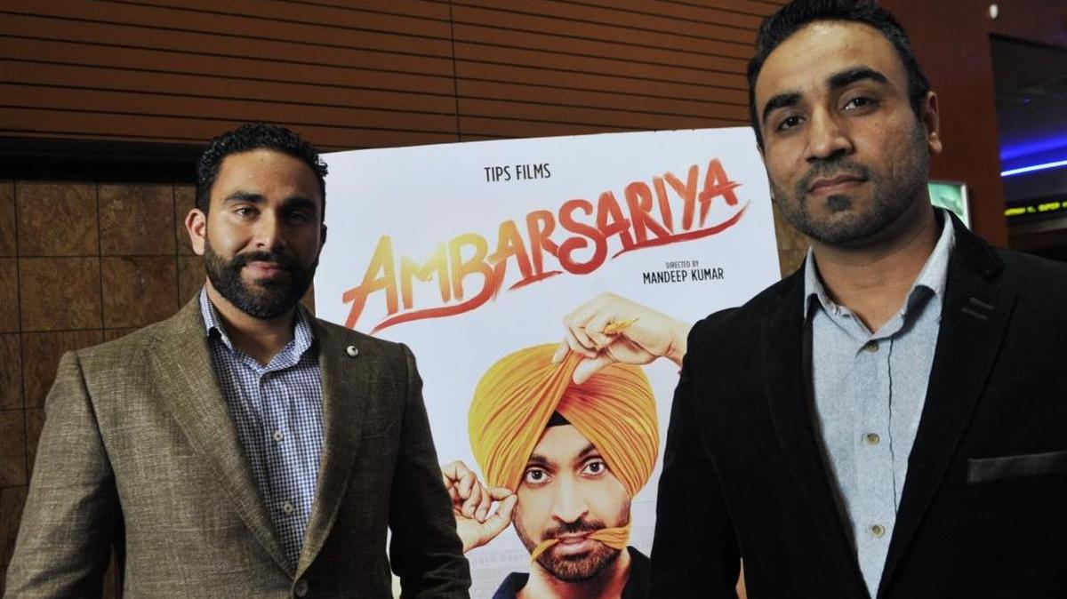 Brothers Rajdeep Sandhul left, and Navdeep Sandhu, right, have been presenting Indian and Punjabi films locally for years. They've seen the popularity and crowds increasing at Sierra Vista Cinemas 16 where three Punjabi films and one Bollywood film are currently showing.