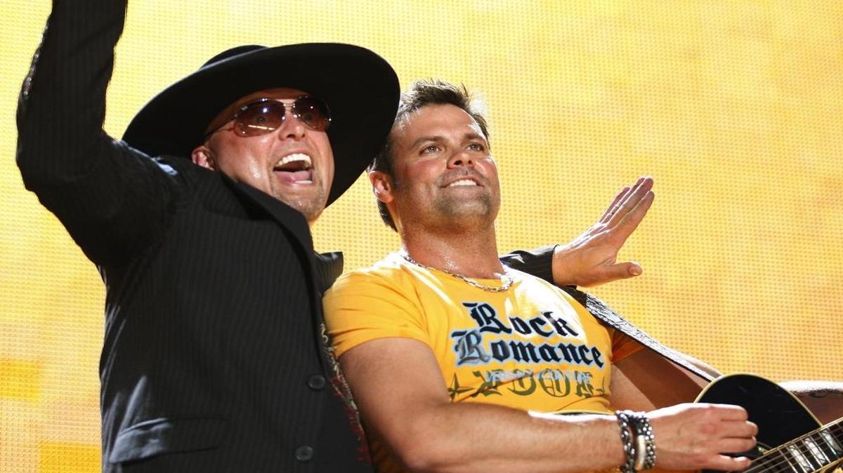 Country artists Eddie Montgomery and Troy Gentry of Montgomery Gentry perform tonight at Chukchansi Gold Resort & Casino.