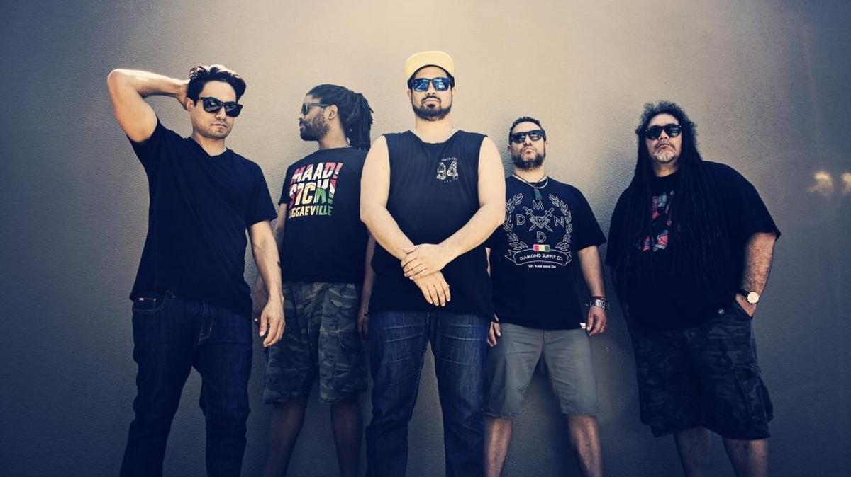 Katchafire performs with Innavision Saturday, April 15, 2017, at Strummer’s.