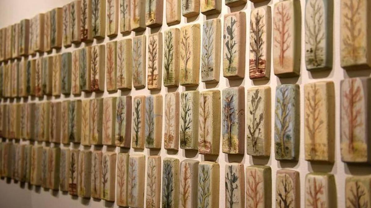 Homebound by Una Mjurka runs through Nov. 19 at Merced College Art Gallery.