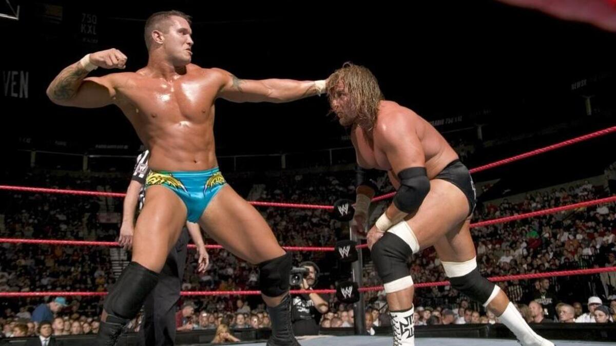 Randy Orton, left, is shown in this undated handout photo from the WWE. WWE Smackdown is Tuesday at Fresno’s Save Mart Center.
