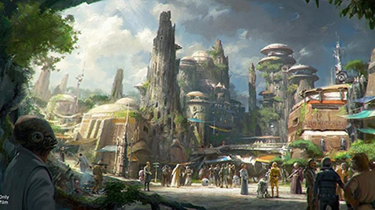 No opening date has been announced for when the new “Star Wars” land.