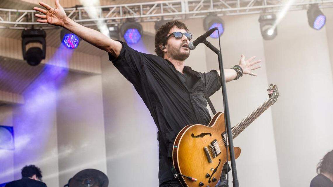 Stephan Jenkins of Third Eye Blind performs a free acoustic concert Nov. 1 at “Camp Janz” just east of Clovis.