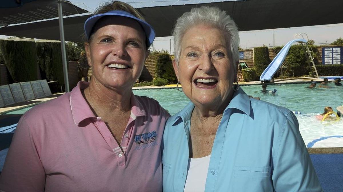 Jan Thomas, right, with her daughter Becky Thomas, will speak Monday at Clovis District Memorial Building.