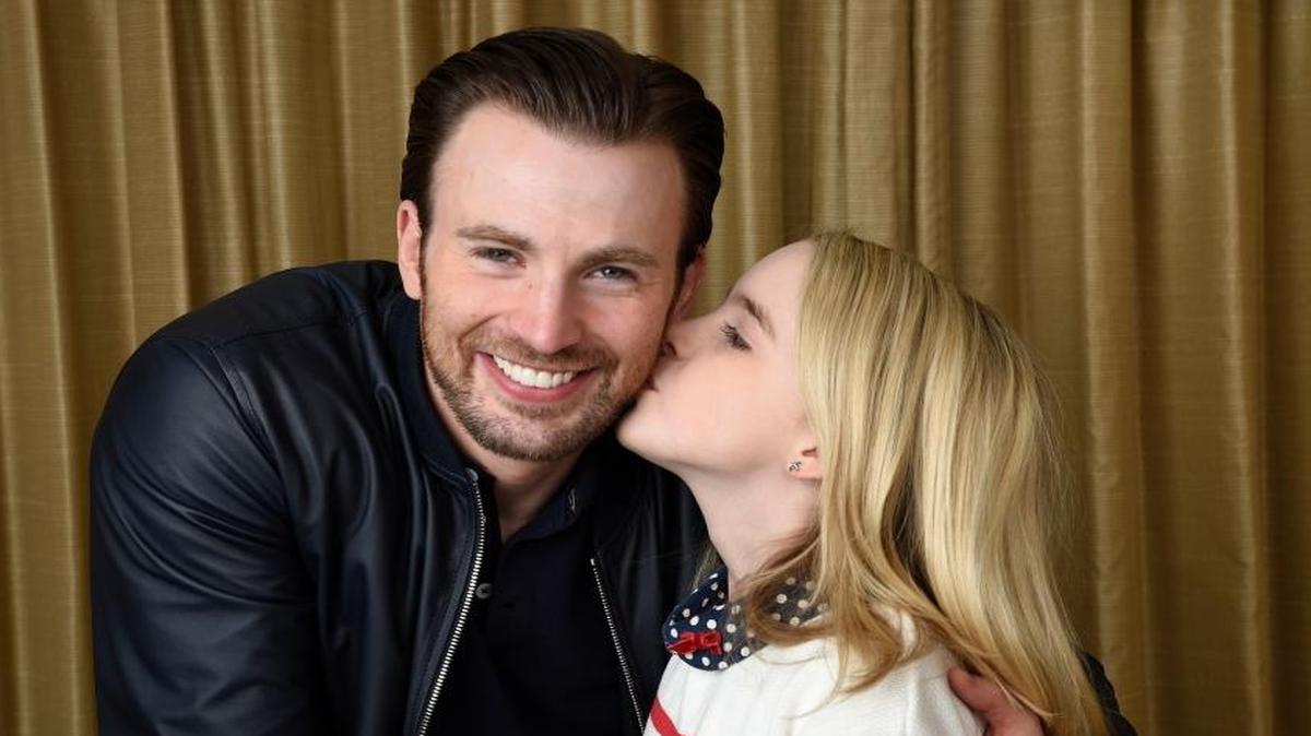 Chris Evans and McKenna Grace of “Gifted” pose for a portrait at the Four Seasons Hotel in Los Angeles.