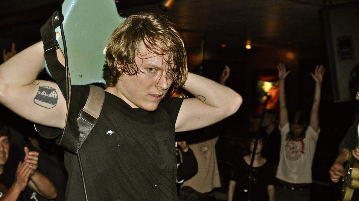 Ty Segall lighing up Cellar Door in Visalia, CA. The indie guitarist is one of many who passed through the venue over the years. The venue could reopen as soon as Nov. 21, 2018.