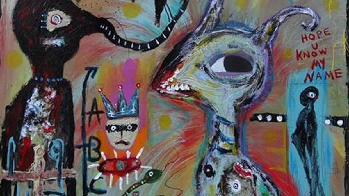 See artwork from Louis Vuittonet at Studio 74.