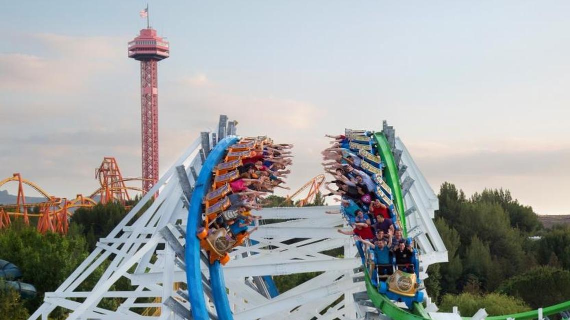 Twisted Colossus at Six Flags Magic Mountain in Valencia.