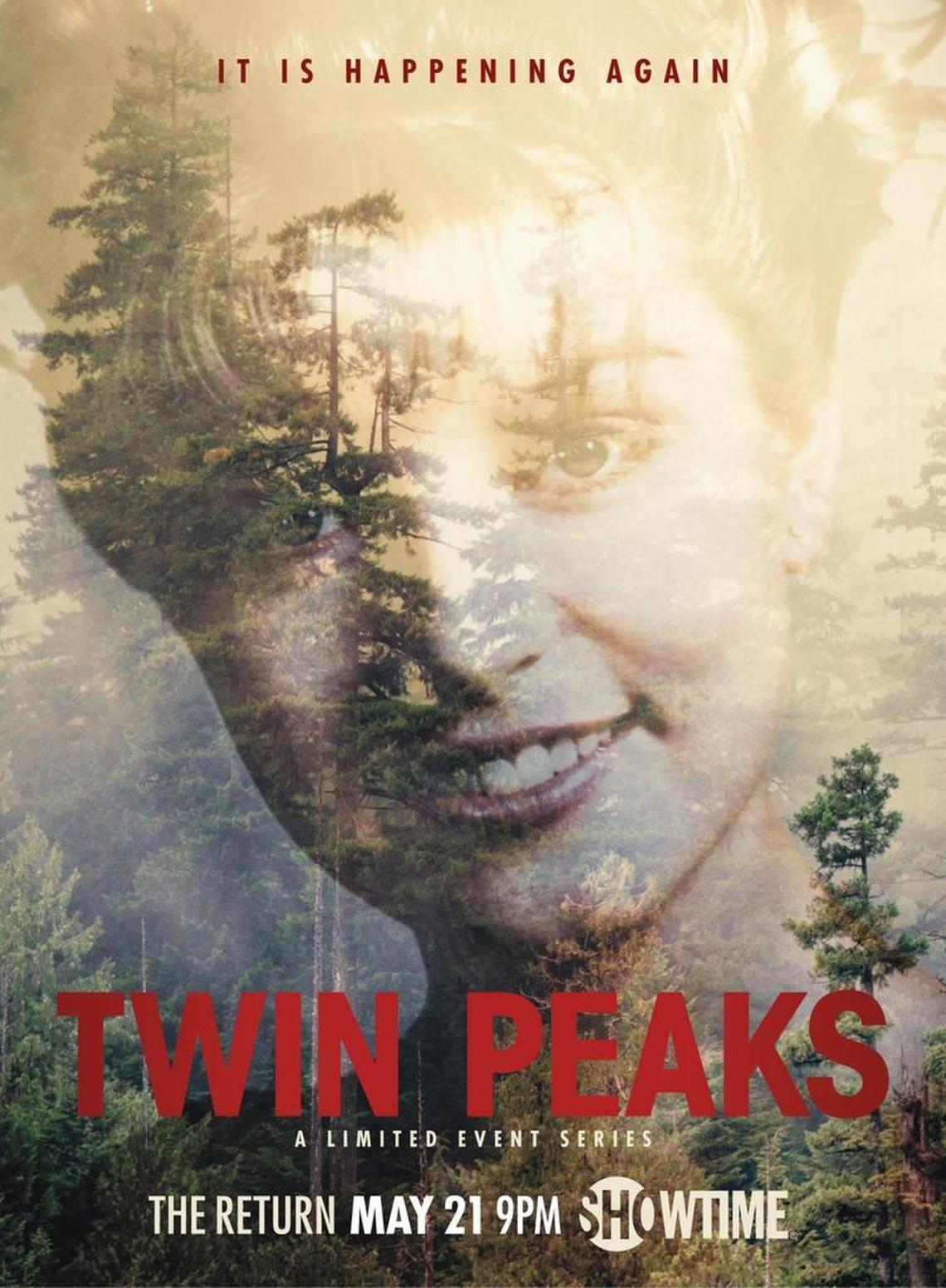This is one of the two posters that have been released for the new “Twin Peaks.”