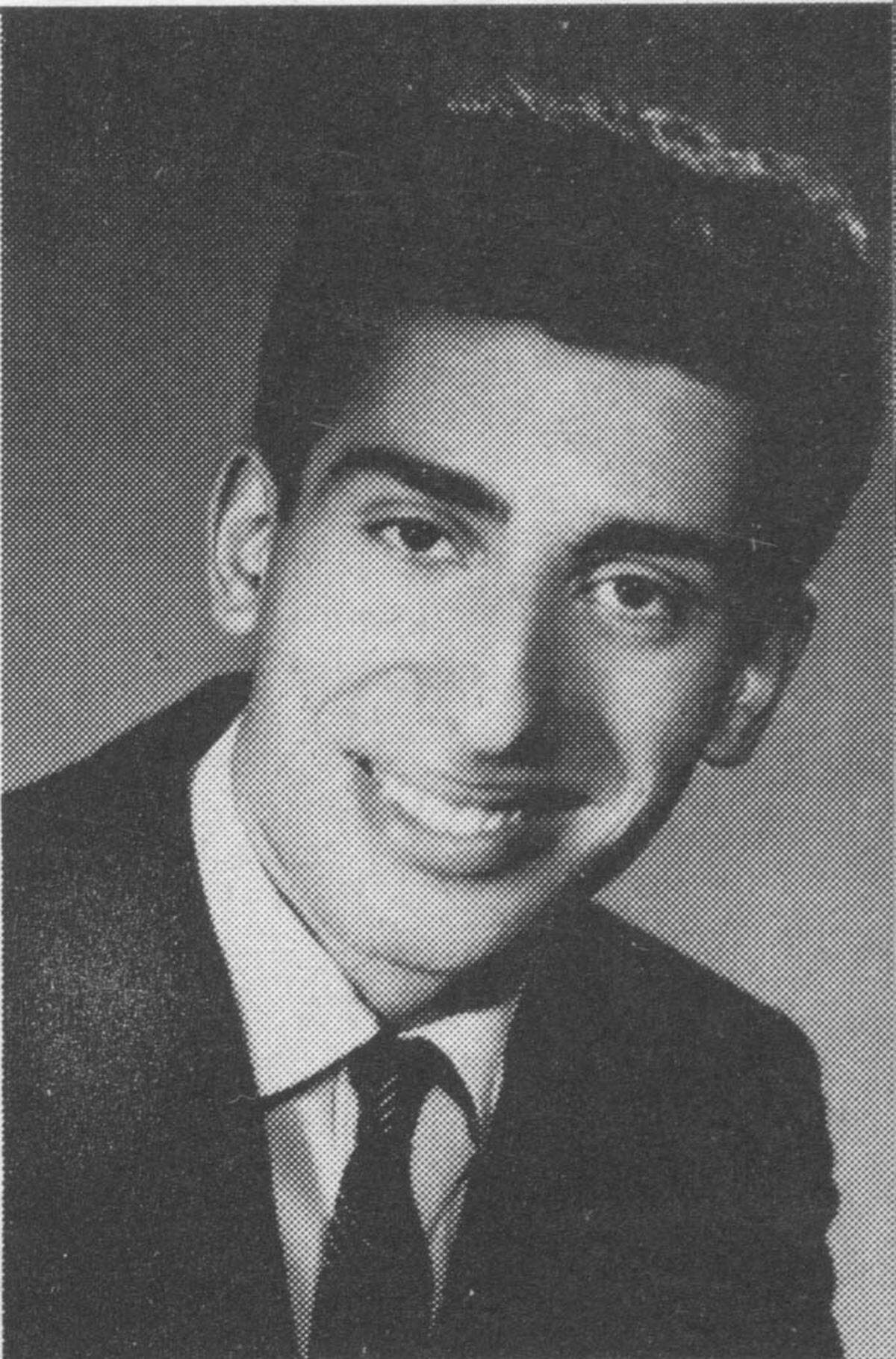 Sid Haig’s senior picture from his 1957 yearbook. Photo: Roosevelt High School Nautilus I_Famous Imagine