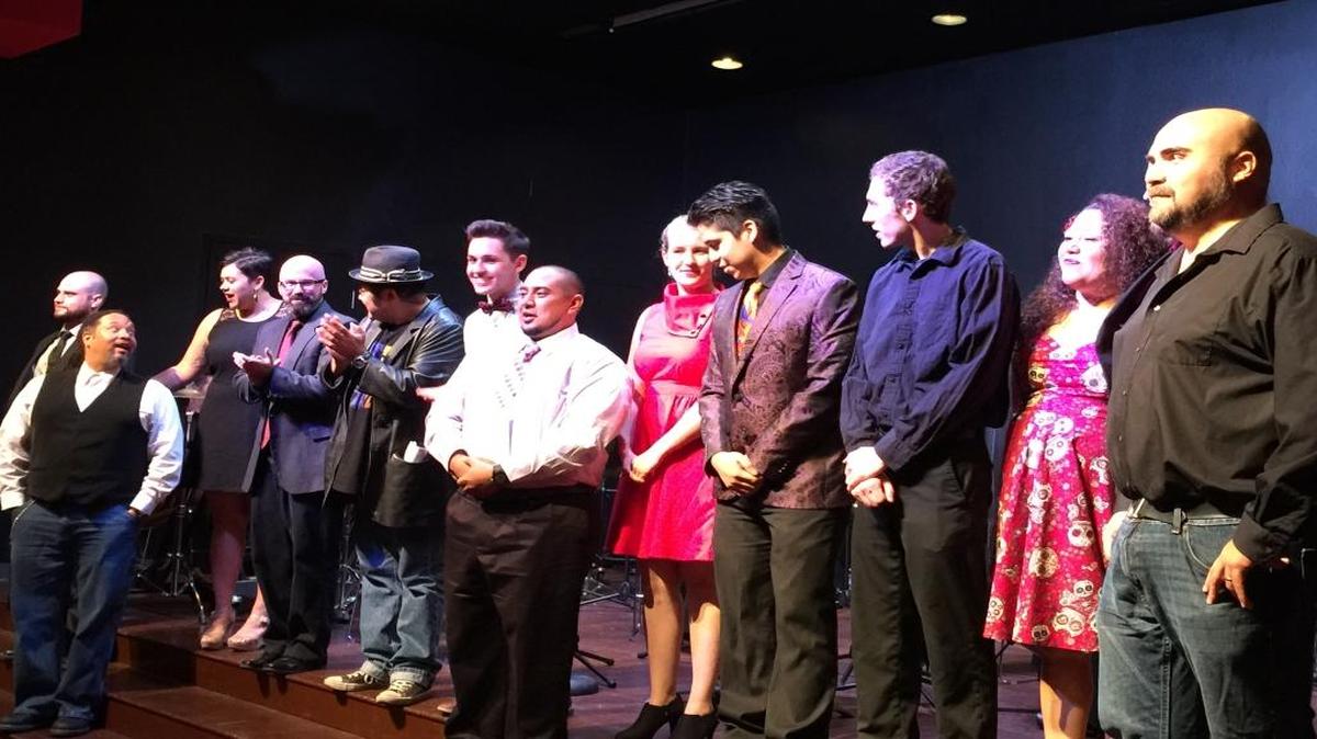 Composers and poets take a bow at Fresno Grand Opera’s ‘Music & Verse’ concert Oct. 20, 2016, at the Fresno Art Museum’s Bonner Auditorium.