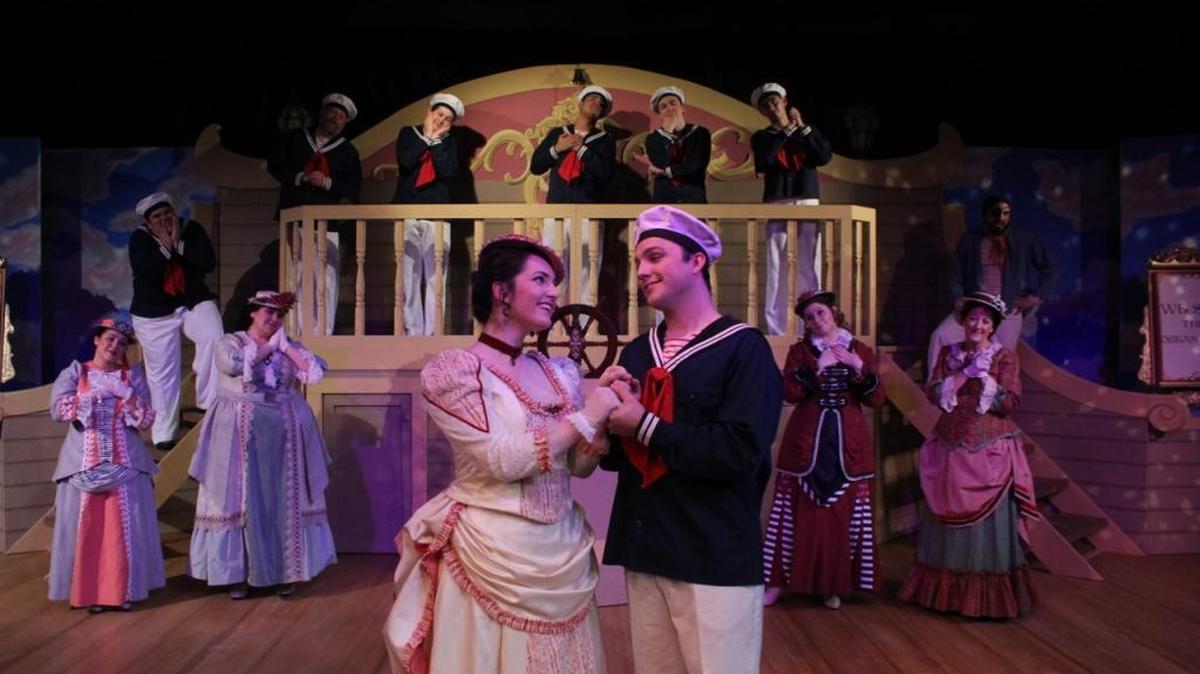 The cast of the Good Company Players production of ‘H.M.S. Pinafore,’ which plays at the 2nd Space Theatre through April 23.