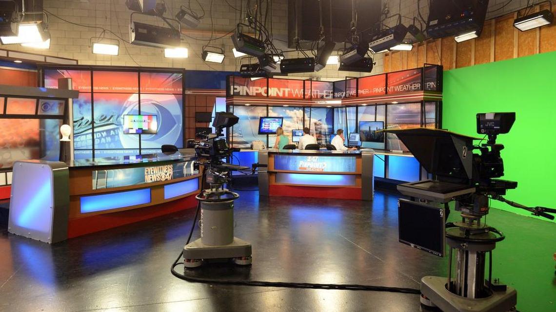 KSEE24 and CBS47 share studio space in Fresno.