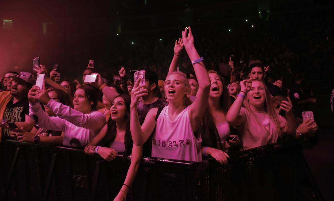 Fans adore Post Malone during a near-sellout performance at the Save Mart Center Saturday, Sep. 21, 2019.