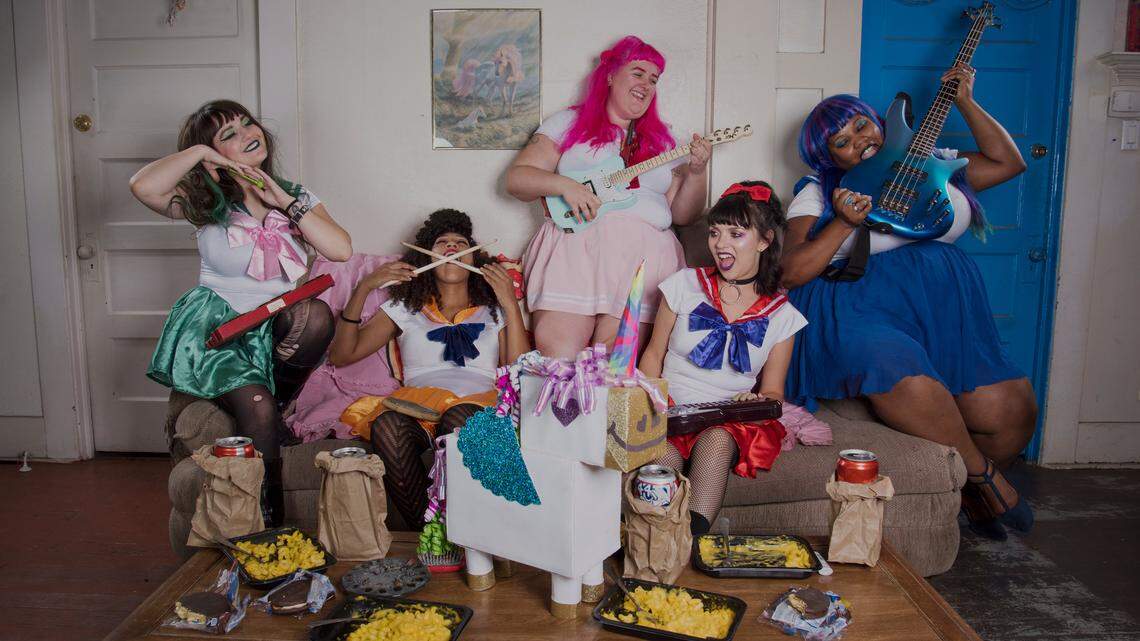 Fatty Cakes and the Puff Pastries includes Victoria Crow, Audrey Johnson, Amber Fargano, Staci McDowell and Vishinna Turner.