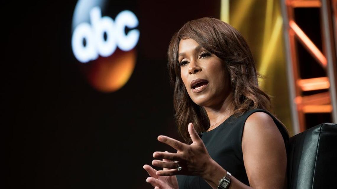Channing Dungey, president of ABC Entertainment, addresses the press at Disney and ABC Television Group's session during the TCA Summer Press Tour 2016 at The Beverly Hilton in Beverly Hills, California.