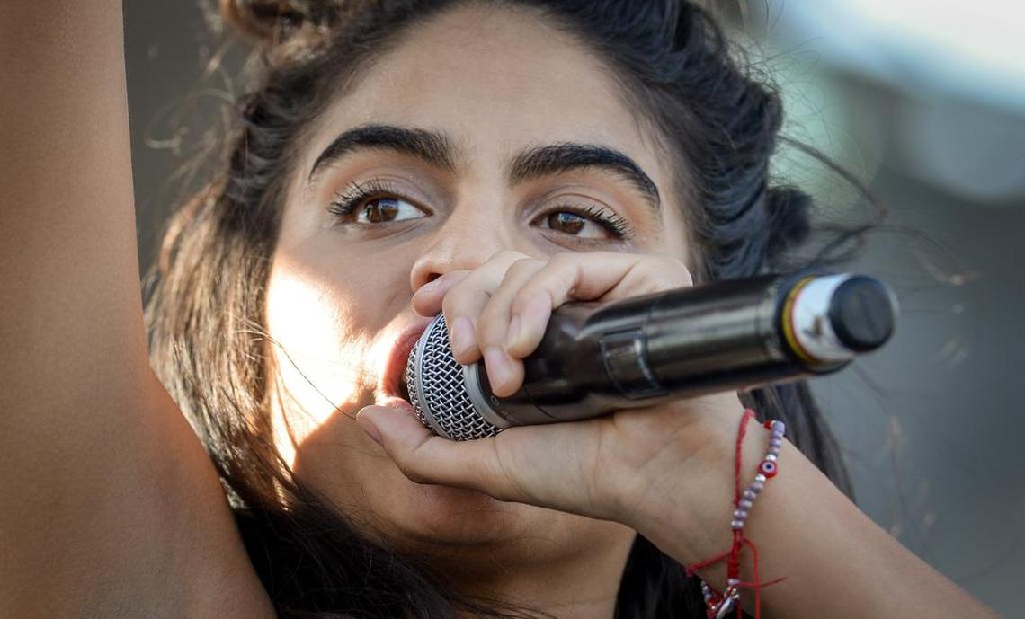 Jessie Reyez performs on day 2 of Grizzly Fest at Woodward Park on Sunday, May 5, 2019.