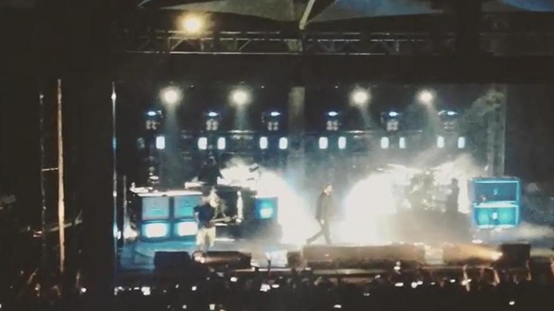 Deftones on stage Tuesday, August 24, at Fresno’s Rotary Amphitheater. The Sacramento metal band is on tour with Yelawolf and Sister Crayon.