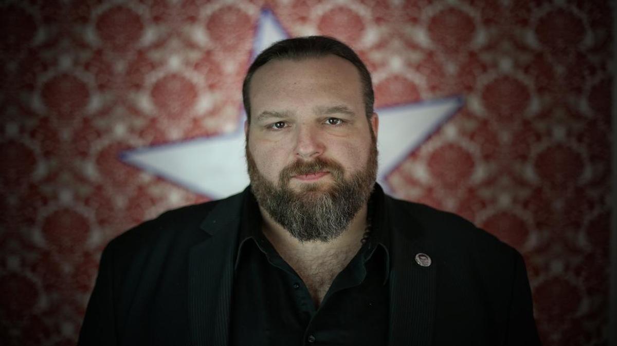 Peter Aguero performs his show “Daddy Issues” at the Rogue Festival.