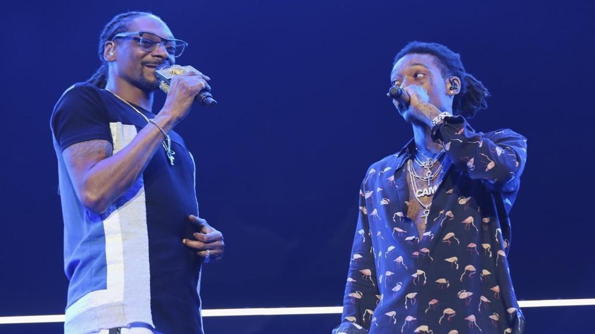 Snoop Dogg, left, and Wiz Khalifa perform at the 2017 BET Experience at The Staples Center on Thursday June 22, 2017, in Los Angeles. Khalifa will perform at Fresno’s Selland Arena, Saturday, July 8 for the Fresno Summer Jam.