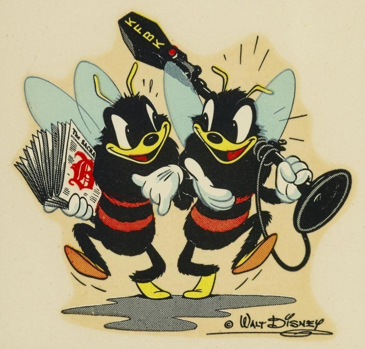 Scoopy and Gaby, created by Walt Disney in September 1943 (Half Page)