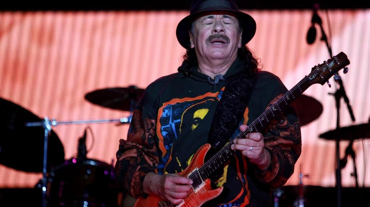 Mexican born guitarist Carlos Santana, seen here performing during the 2015 Cumbre Tajin music festival in Papantla, Mexico, will play in Fresno Friday, Sept. 2, at the Selland Arena.