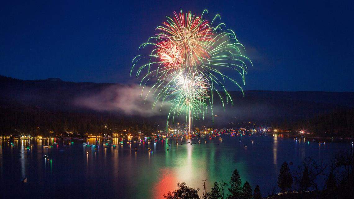Guests can watch fireworks over Bass Lake this New Year’s Eve.
