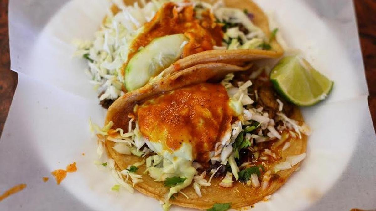 La Elegante’s adobada (chile-braised pork) tacos were named in a Food Network story about the best things to eat in California by Natalie B. Compton.