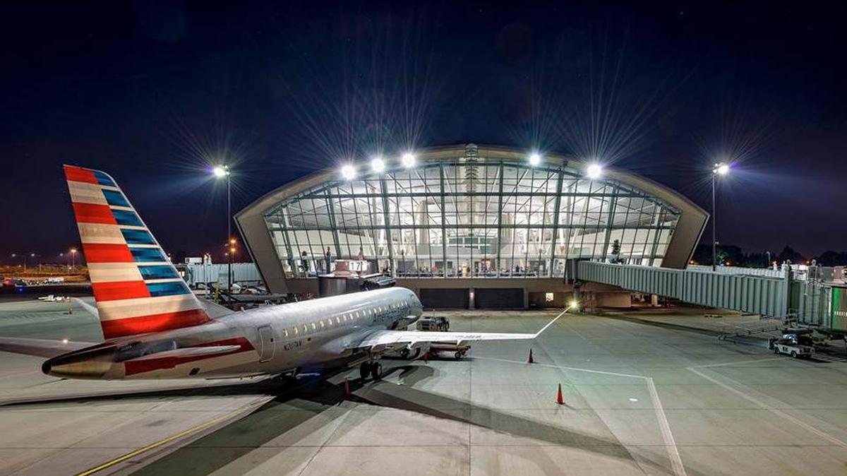 A view of Fresno Yosemite International Airport.
