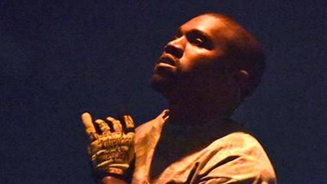Kanye West performs at the United Center on Friday, Oct 7, 2016, in Chicago.