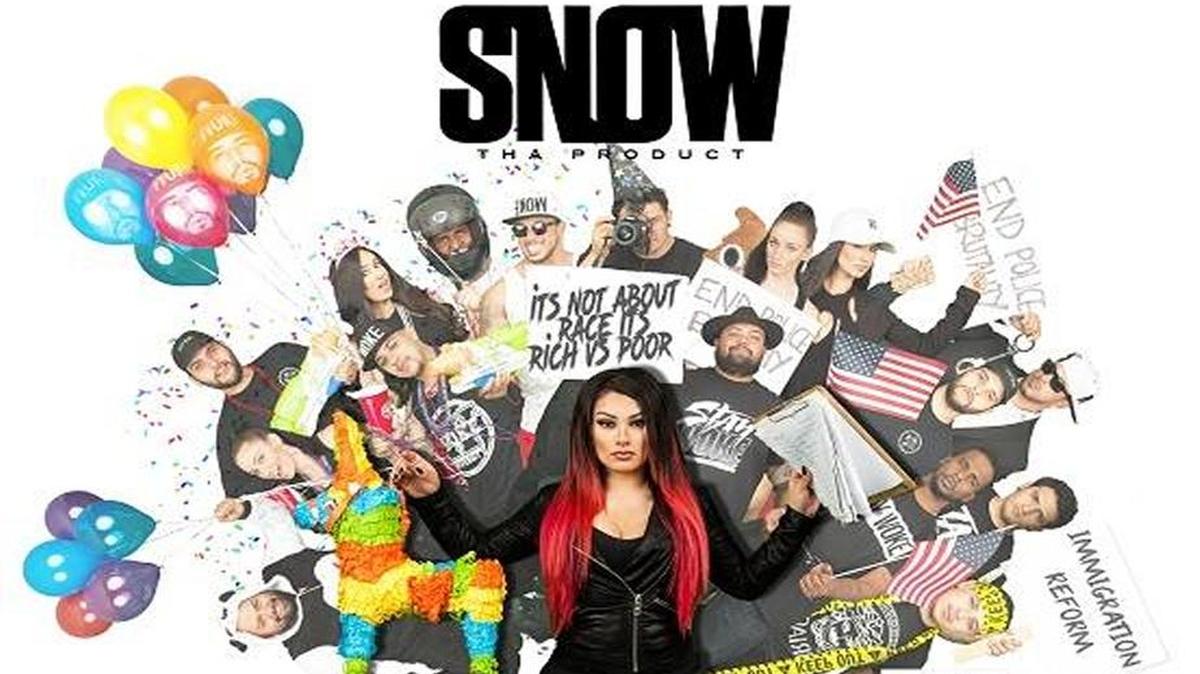 Flier for Snow tha Product, who plays Thursday, Dec. 1 at Strummer’s.