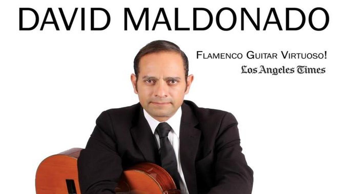 Flier for David Maldonado’s performance Wednesday, Oct. 19 at the ViSta Theater.