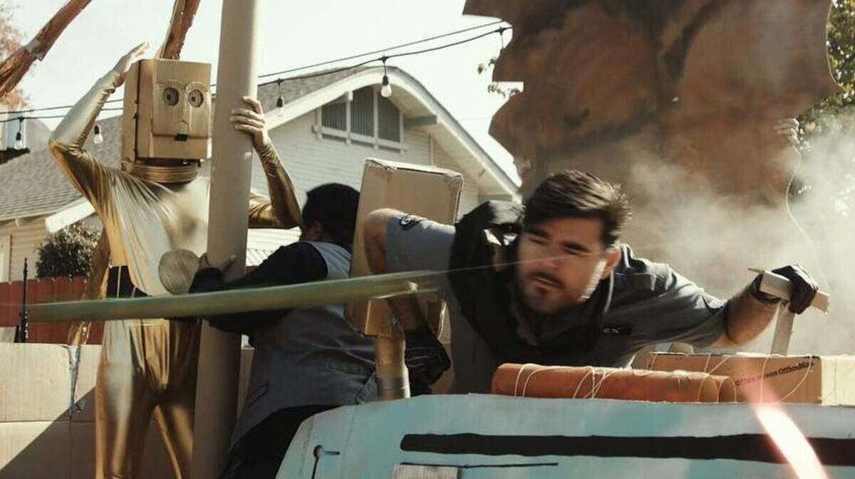 A still shot from a “sweded” version of “Star War: The Rise of Skywalker” trailer.