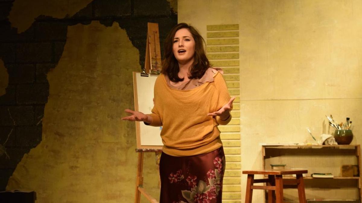 Meg Clark plays Layal in the Fresno Pacific University production of ‘9 Parts of Desire.’