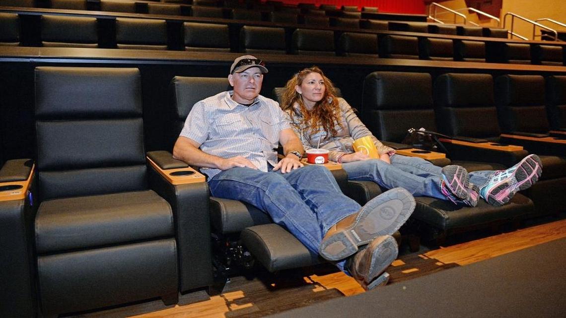 Mark and Lisa Stritzel of Madera were among the first to experience the new recliners installed at Regal Manchester Stadium 16 movie theater in Fresno October 2016. Now, all of the theater’s seating has now been replaced with the recliners.