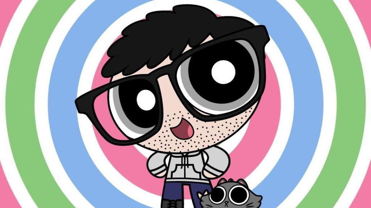 Music blogger Joshua Tehee gets the Powerpuff treatment thanks to a new website from the Cartoon Network.