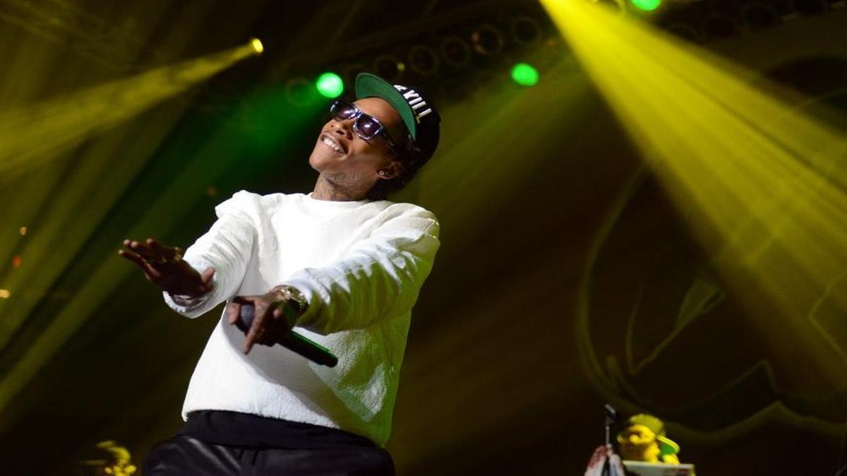 Rapper Wiz Khalifa, seen here, performing during The Light it Up Tour at the Save Mart Center Friday, May 3, 2013, made history with the video for his track “See You Again.” Partial royalties from the song are now up for auction at the website Royalty Exchange.