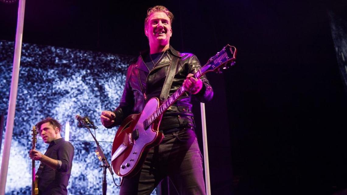 Josh Homme of Queens of the Stone Age performs last month at The Forum in Inglewood. Rory Appleton raves about the band’s performance Monday night, Jan. 29 at Selland Arena in Fresno.