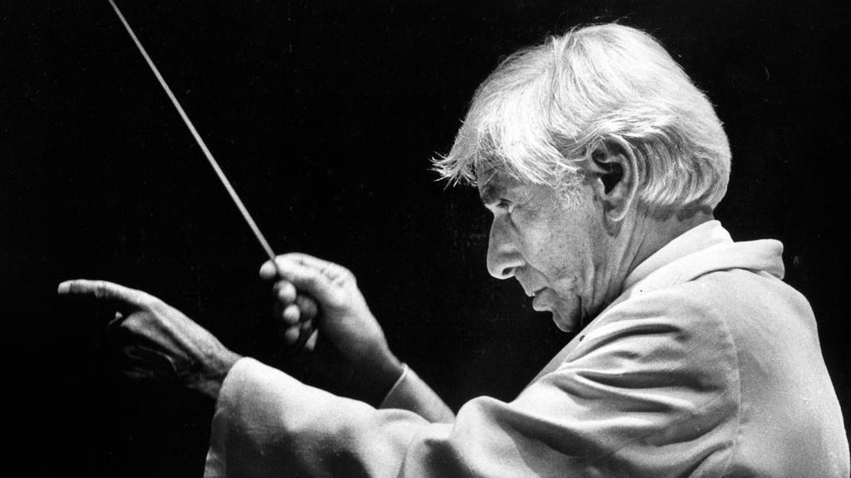 Leonard Bernstein conducts Mahler at the Hollywood Bowl in 1983. Opera Idaho and the Boise Phil will offer tributes to the legendary American conductor and composer this fall.