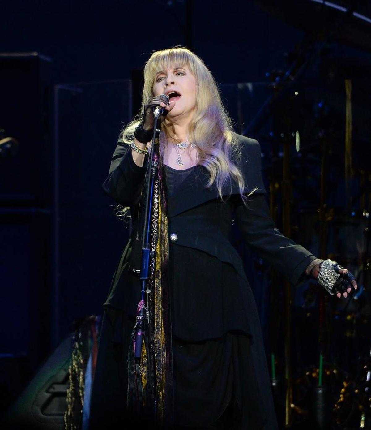 Stevie Nicks of Fleetwood Mac performs with the band during their concert An Evening with Fleetwood Mac at the Save Mart Center in Fresno on Thursday, Dec. 6, 2018.