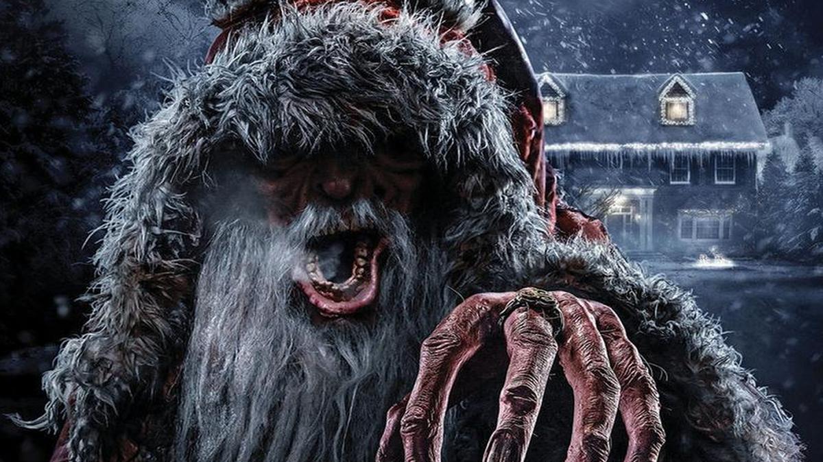 Universal Studios “Halloween Horror Nights” poster for Horror Comes Home For The Holidays, the theme park’s all new Halloween maze based on Legendary Pictures film “Krampus.”