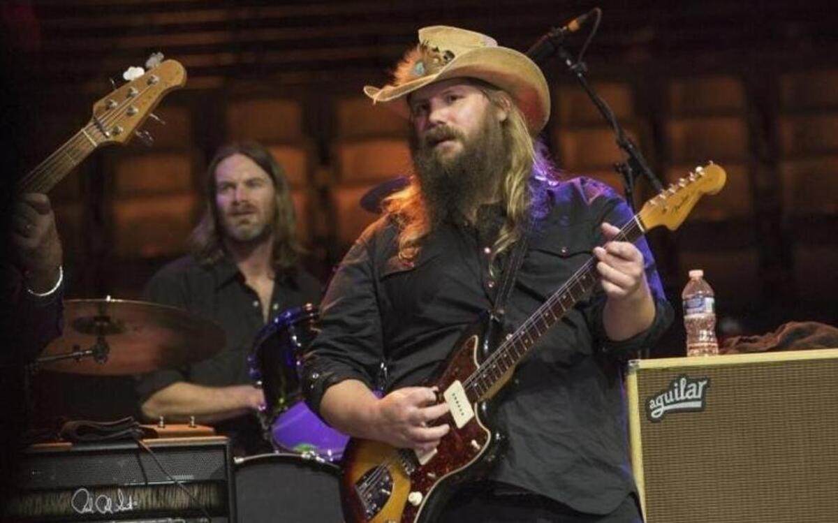 Chris Stapleton performs at the Charlie Daniels 80th Birthday Volunteer Jam in November 2016 in Nashville, Tenn. Stapleton’s All American Road Show tour stops tonight at the Save Mart Center.