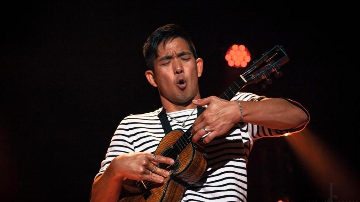 Ukulele virtuoso Jake Shimabukuro performs Tuesday at the Merced Theatre.